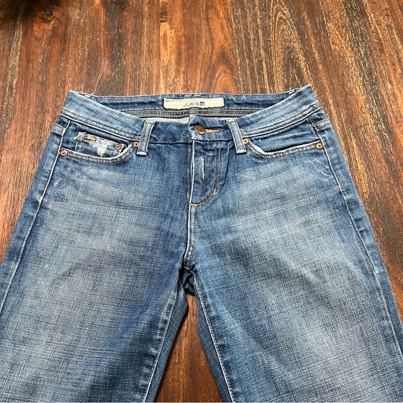 Joe’s jeans Flare Y2K 2000’s blue distressed denim bootcut mid rise flare 25 - Picture 3 of 14